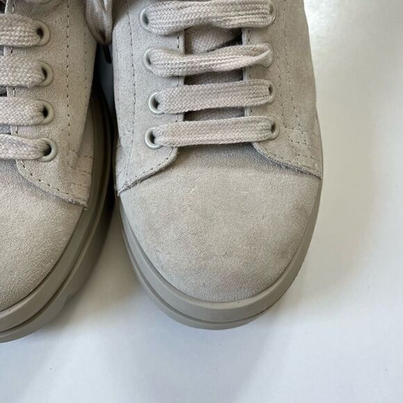 Zara Genuine Suede Platform Sneakers 8 - Picture 7 of 13